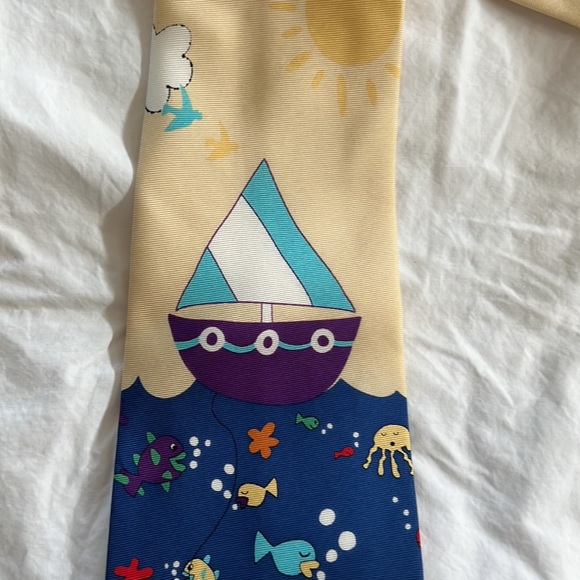 Save The Children Collection underwater scene Tie Pre Owned - Picture 2 of 5